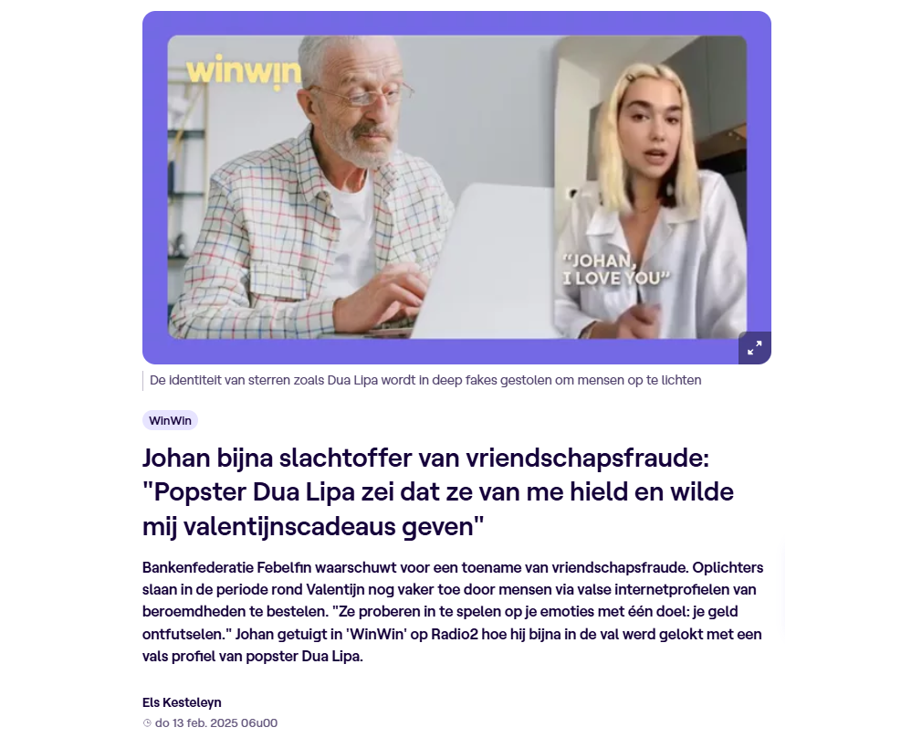 Voorbeeld 3 van een phishingbericht